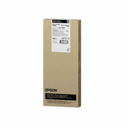 480 mL Epson UltraChrome® DL CW-C8000u Matte Black Ink Cartridge in Box (T55N5 - SJIC47P-MK)