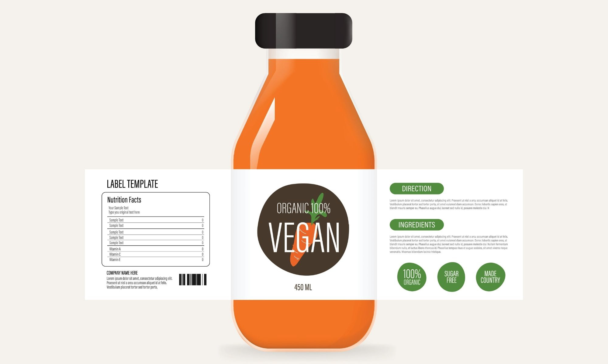 Custom Food Labels - Food Packaging Labels Printing