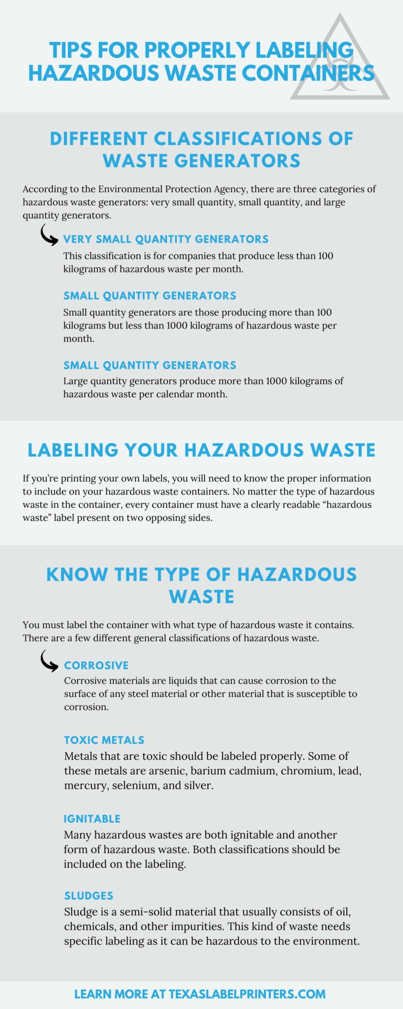 Tips for Properly Labeling Hazardous Waste Containers