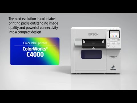 Epson | ColorWorks C4000: On-Demand Color Label Printers