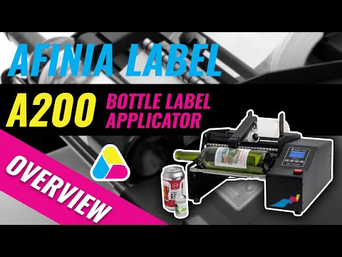 A200 Bottle Label Applicator from Afinia Label